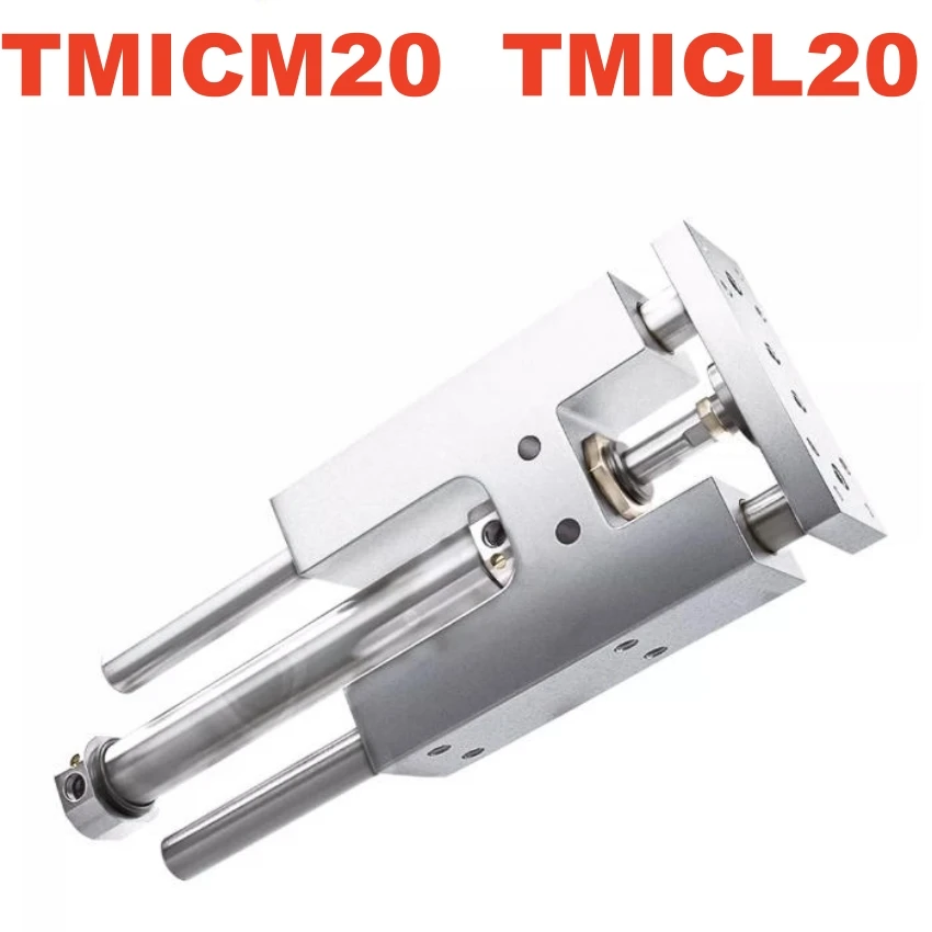 TMICM20 TMICL20 Airtac Type TMICM TMICL Pneumatic Three Axis Magnetic Double Guide Rod Cylinder TMICM20X50S TMICL20X100S