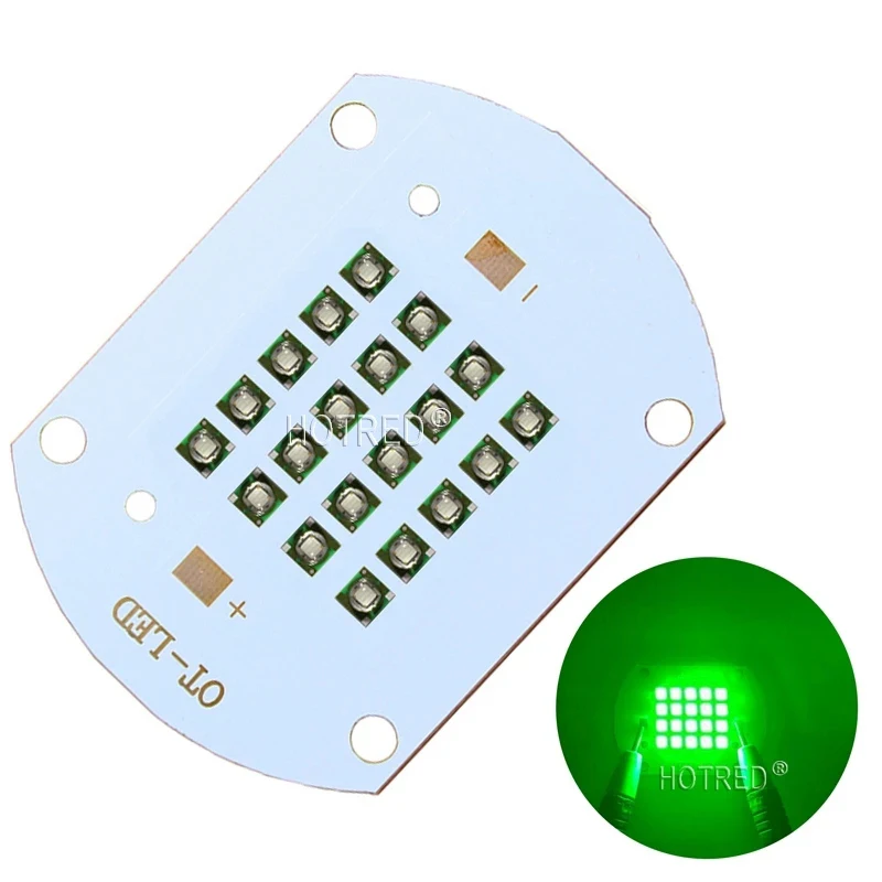 Imagem -03 - Smd Cob Lâmpada Led Integrada para Holofotes Lâmpada Spotlight Vermelho Verde Azul Vermelho Xpe Xp-e 50w 60w Original 3535