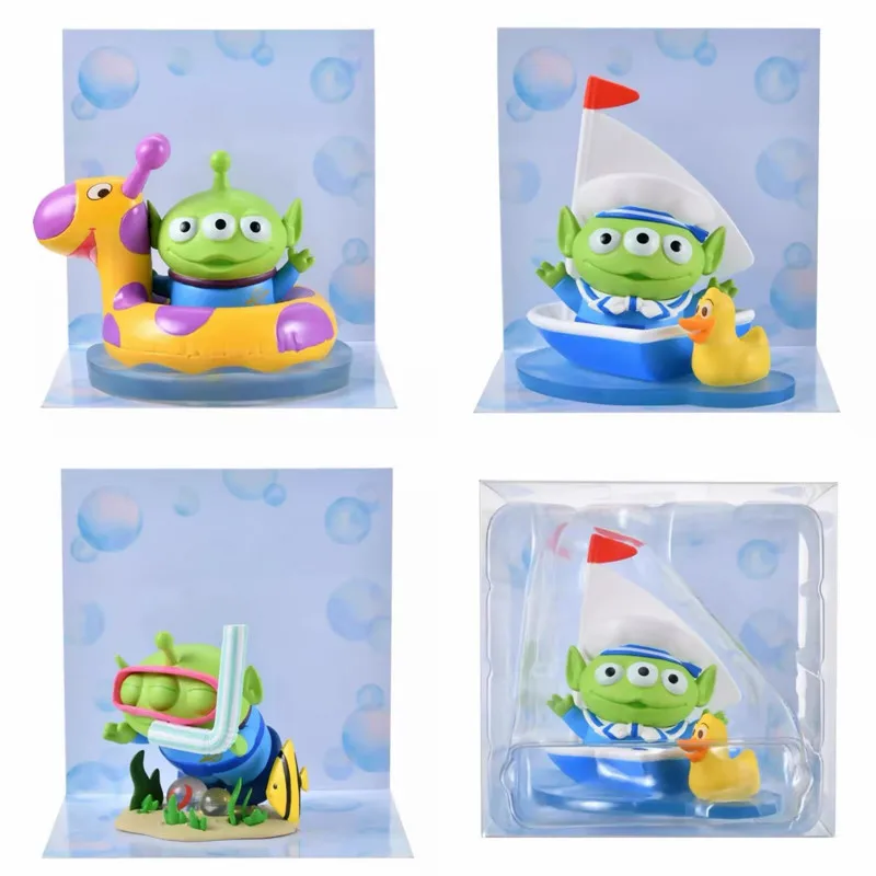 スポット映画おもちゃ動員海軍ダイビング水泳サークル三つ目フィギュアかわいいデスクトップモデル装飾品子供のギフト