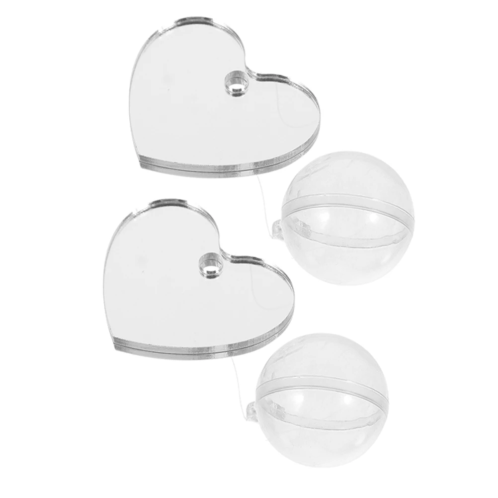

2 Sets Other Aquarium Supplies Fish Tank Mirror Decorations Acrylic Accessories