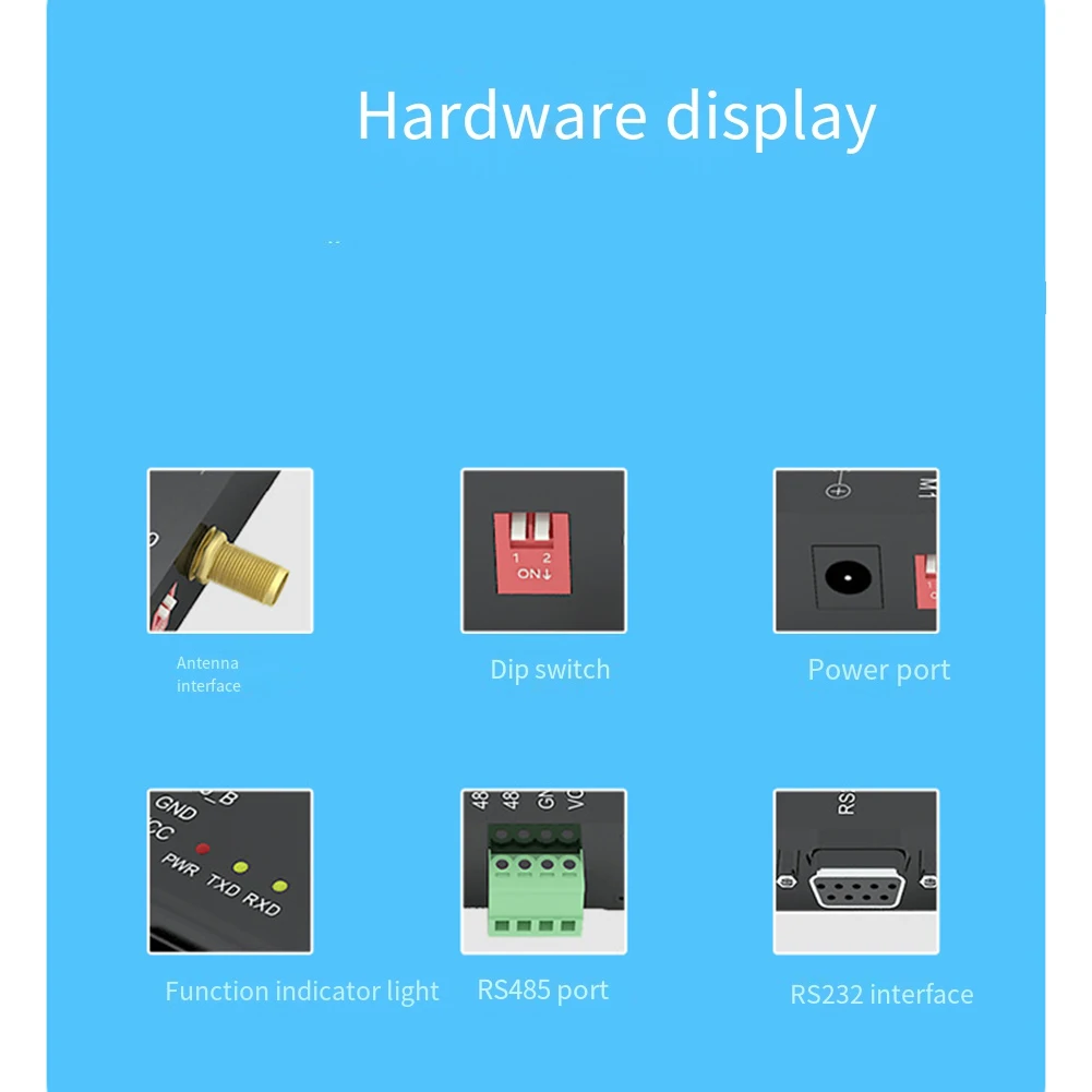 Wireless Digital Radio Station Industrial Grade Design Powerful Hardware Protection High/Low Temperature Tests Passed