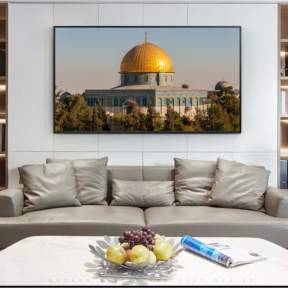 Dome of the Rock Wall Art Paintings Print on Canvas Posters And Pirnts Islamic Pictures Muslim Art Prints Home Decor