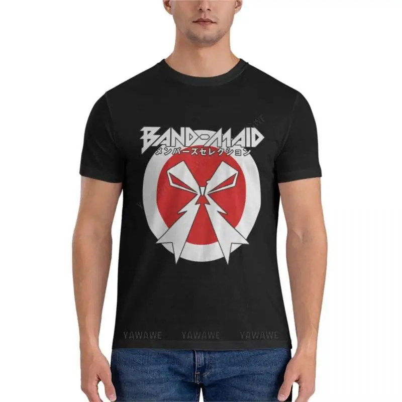 

BAND MAID ROCK Fitted T-Shirt plain t shirts men men graphic t shirts mens clothes men workout shirt