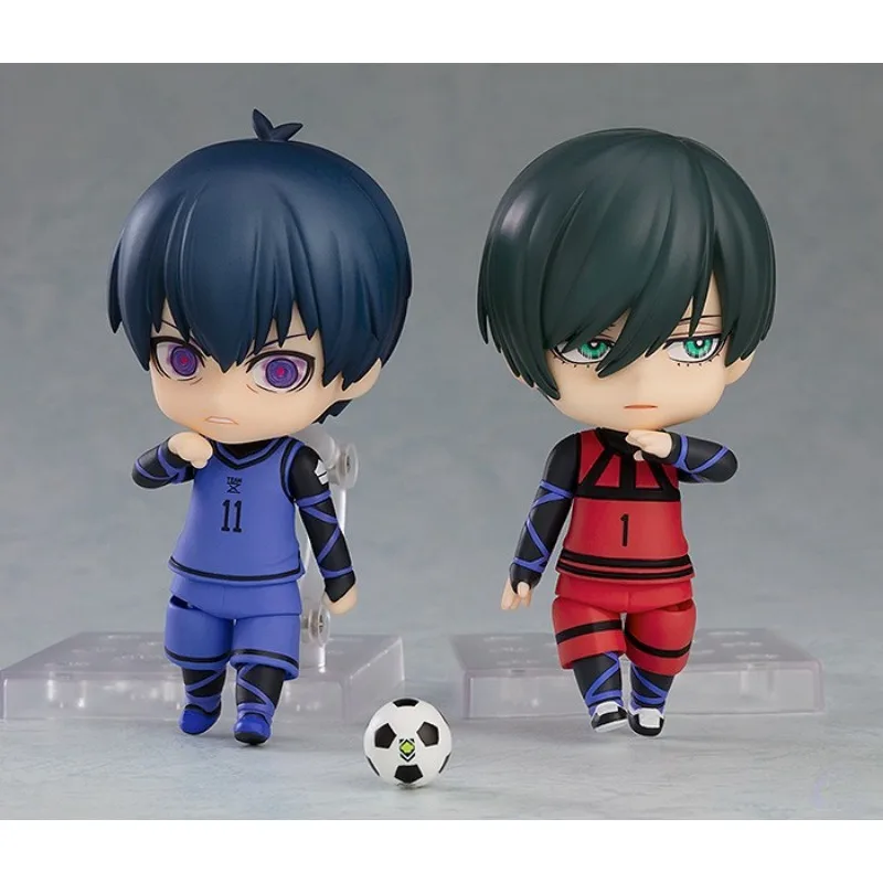 โมเดลของเล่นแอคชั่นแอคชั่นสำหรับเด็ก GSC Nendoroid ล็อคสีฟ้า Nendoroid itoshi nagi Seishiro Mikage REO