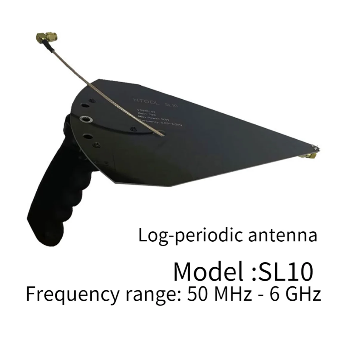 

Новая логическая аэродинамическая антенна Tech SL10 50 МГц-6 ГГц, направленная антенна с высоким коэффициентом усиления, интерфейс SMA 7 дБ для анализаторов спектра, антенн UWB