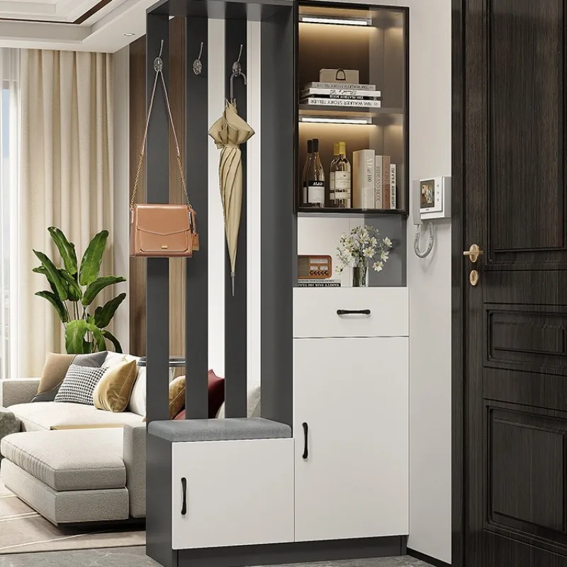 Entryway cabinet, Nordic shoe cabinet integrated with entryway, simple modern ,entryway partition cabinet, wine cabinet