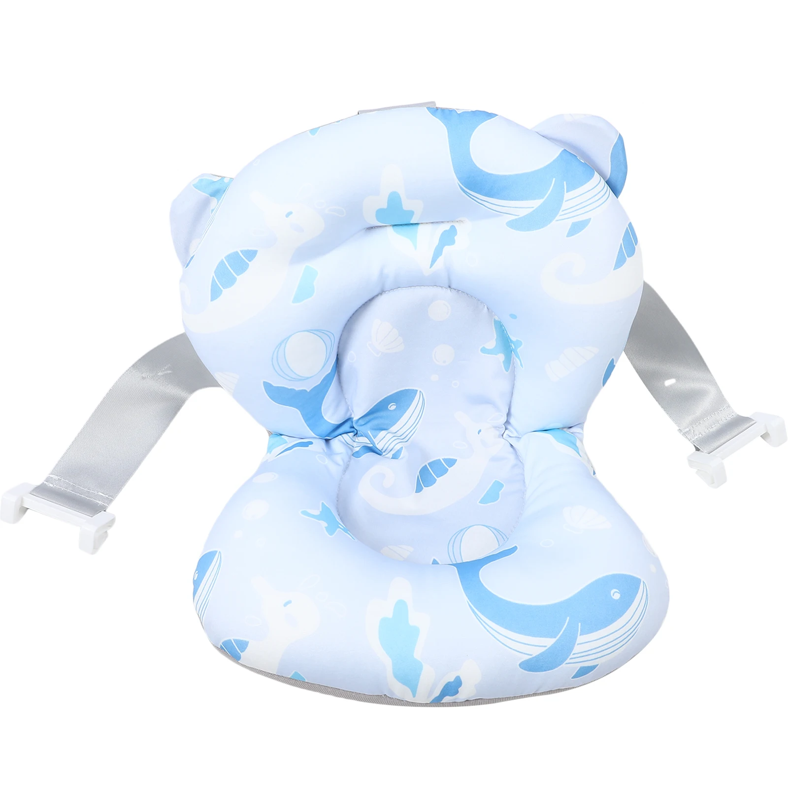 Keset Kamar Mandi Bantalan Suspensi Braket Bayi Baru Lahir Bantalan Pp Bak Mandi Anti Selip untuk Penopang