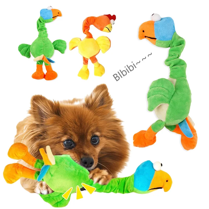 Dog Plush Toys Screaming Chicken Funny Pets Interactive Squeaky Chew Toy For Small Large Dogs Supplies