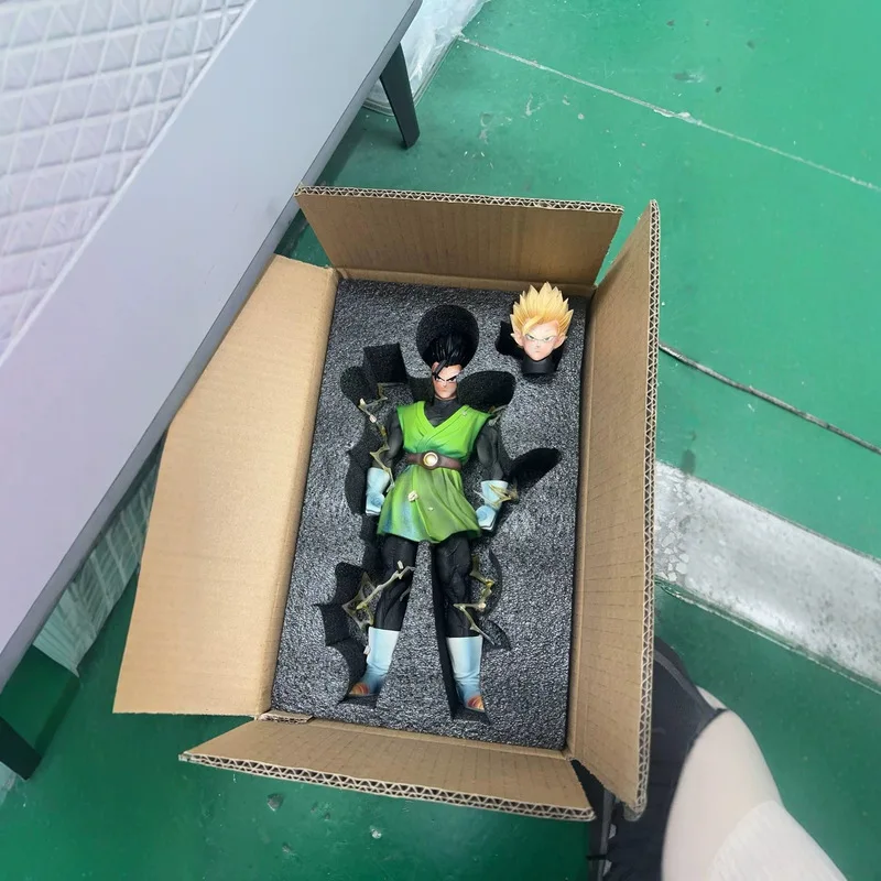 Dragon Ball Son Gohan Action Figure Green Outfit Lightning Effect Anime Desktop Ornament Collectible Gift For Adult Collector - view 5