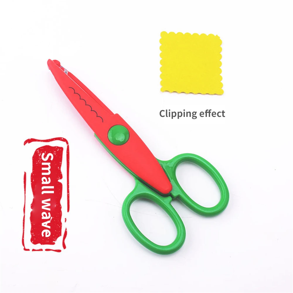 2/4/6PCS Decorative Scissor Children Kids Students Labor Saving Household Portable Accessories Tools Paper Craft Scissors