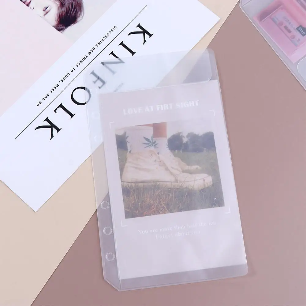 스티커 보관 파일 홀더 카드 정리 문서 파일링 가방 바인더 폴더 PVC 노트북 파우치 가방 바인더 포켓