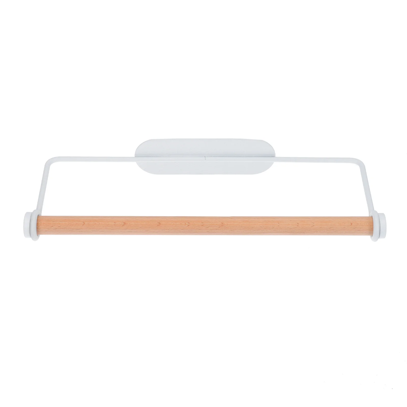 

1pc Wall Mounted Tissue Rack Iron Roll Paper Towel Holder Bathroom Kitchen Home Organization Storage Stand