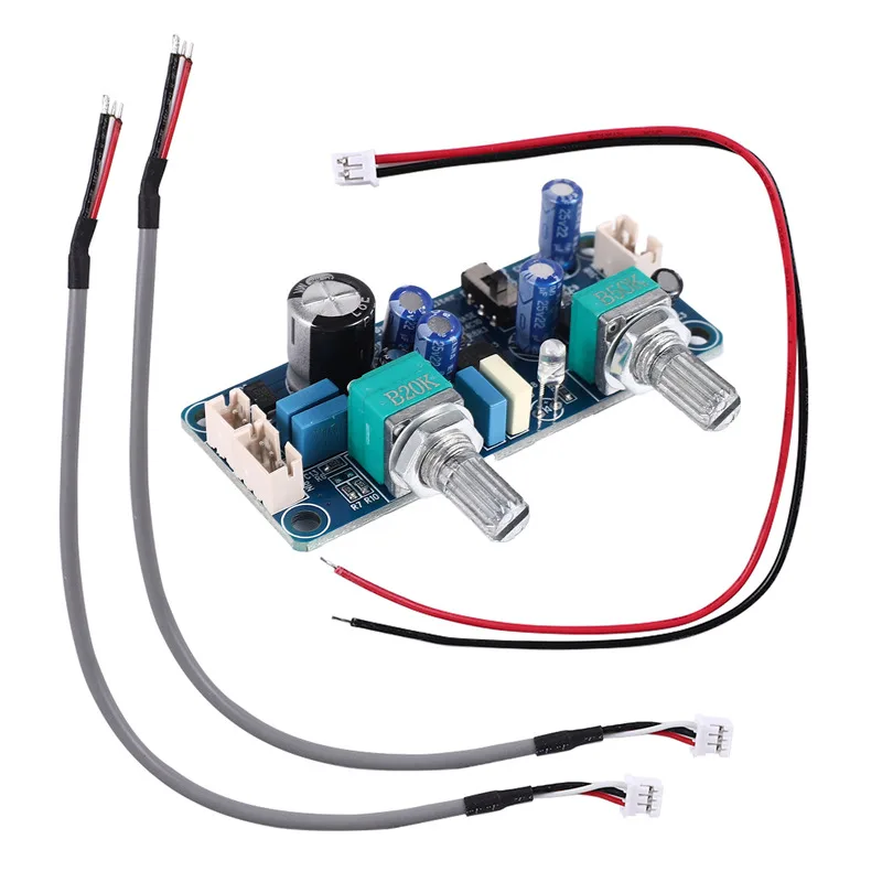 

Фильтр нижних частот, басовый сабвуфер, предусилитель, плата усилителя, одиночный мощный предусилитель постоянного тока 9-32 В с регулировкой громкости басов