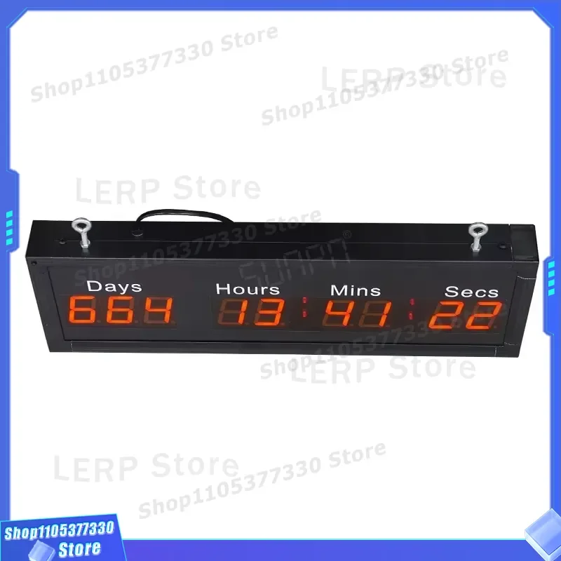 Customizable 999 Day Countdown Timer LED Digital Clock for Indoor Use Home Office Event Planning Decoration Display LED