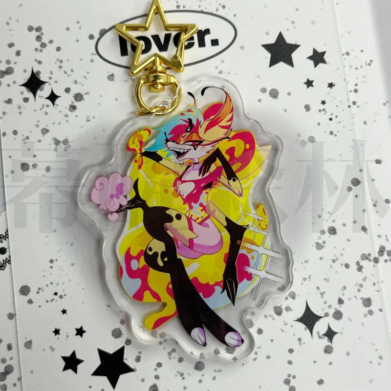 バックパック装飾用アクリル漫画キーホルダー、超邪悪なキャラクター、ギフトコレクション