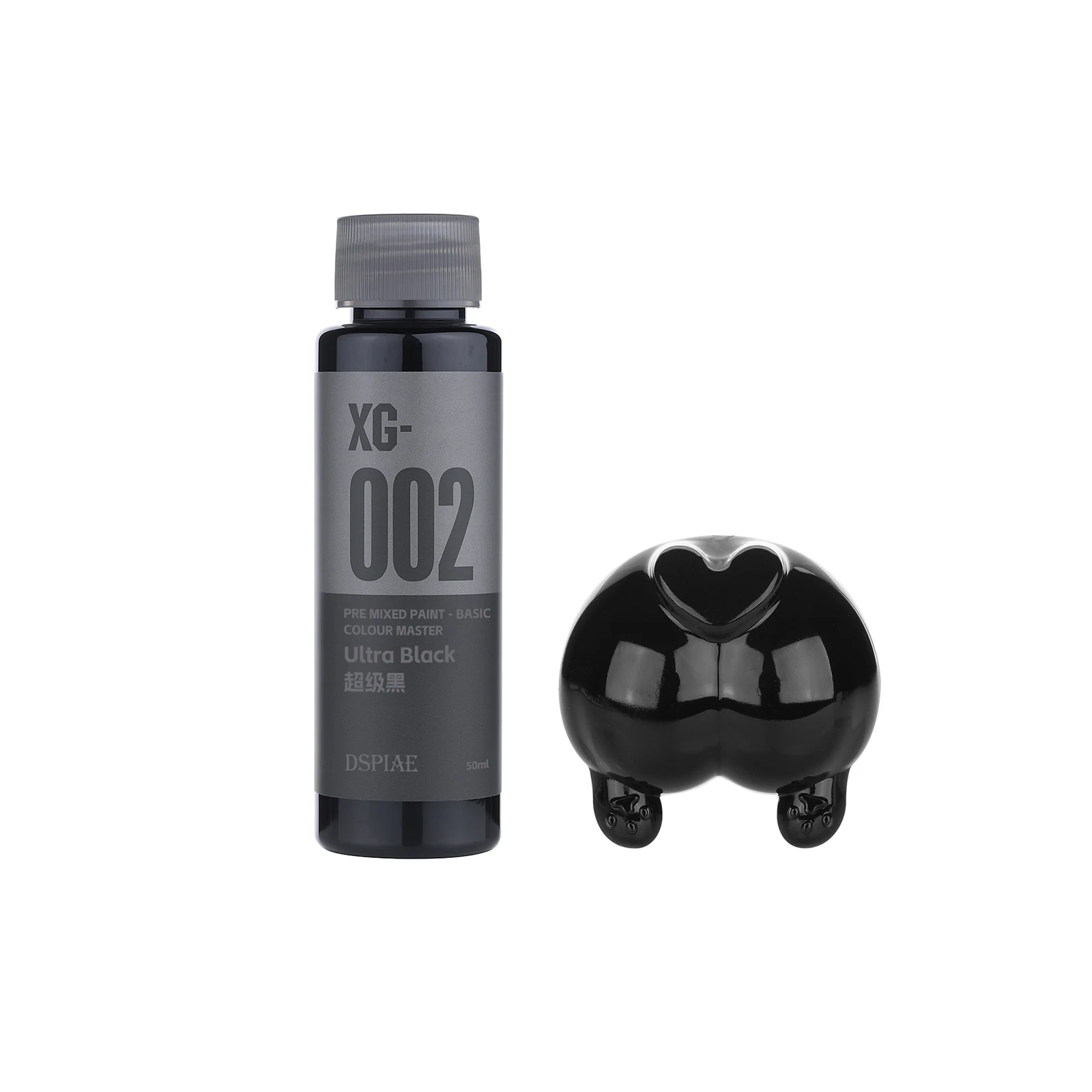 DSPIAE XG Serie Vorgemischte Wasserbasierte Farbe Basisfarbe Master Sprühfarbe Handbemaltes Modellbausatz-Pigment für Hobby DIY 50ML