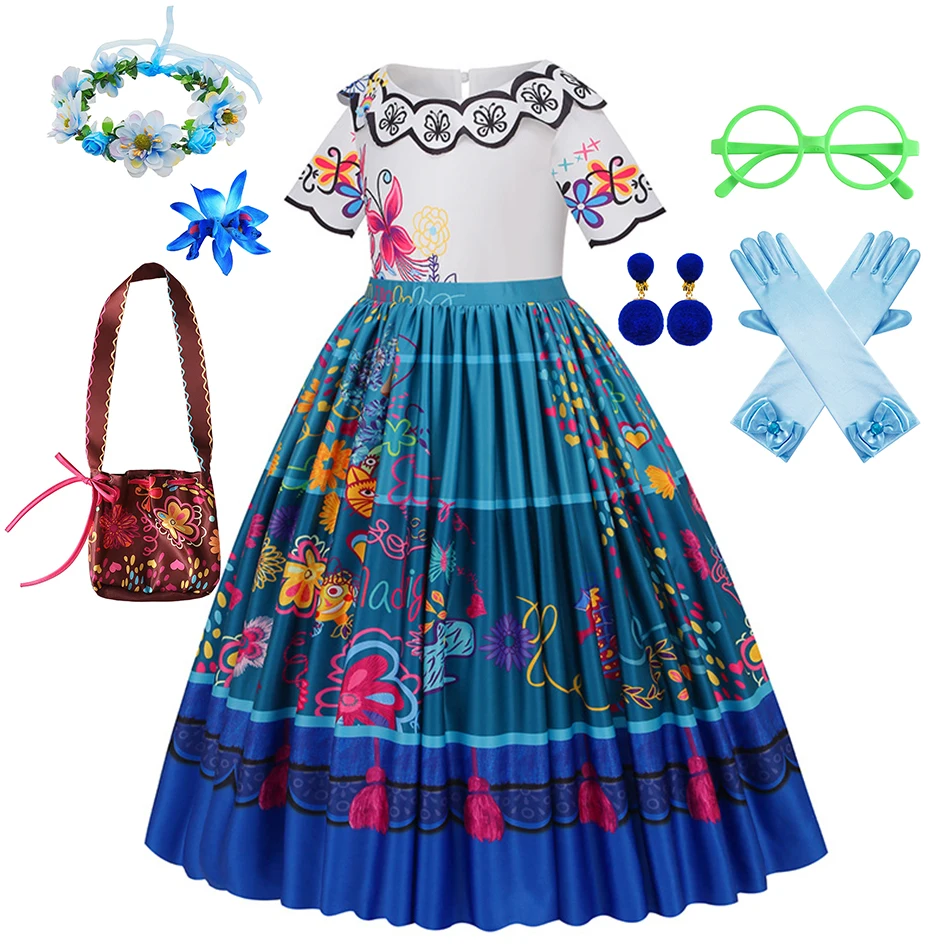 Mirabel Costume Girl Charm Encanto Disguise Dress Birthday Princess Theme Party Fantasy Outfits Toddler Girls Carnival Sets - AliExpress 1501 Mirabel Costume Girl Charm Encanto Disguise Dress Birthday Princess Theme Party Fantasy Outfits Toddler Girls Carnival Sets - AliExpress 1501
