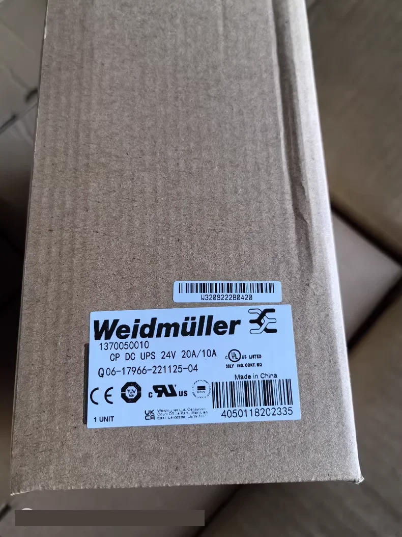 New Original Weidmuller CP DC UPS 24V 20A/10A 1370050010 Dual Output High Quality Uninterruptible Power Supply Fast Shipping
