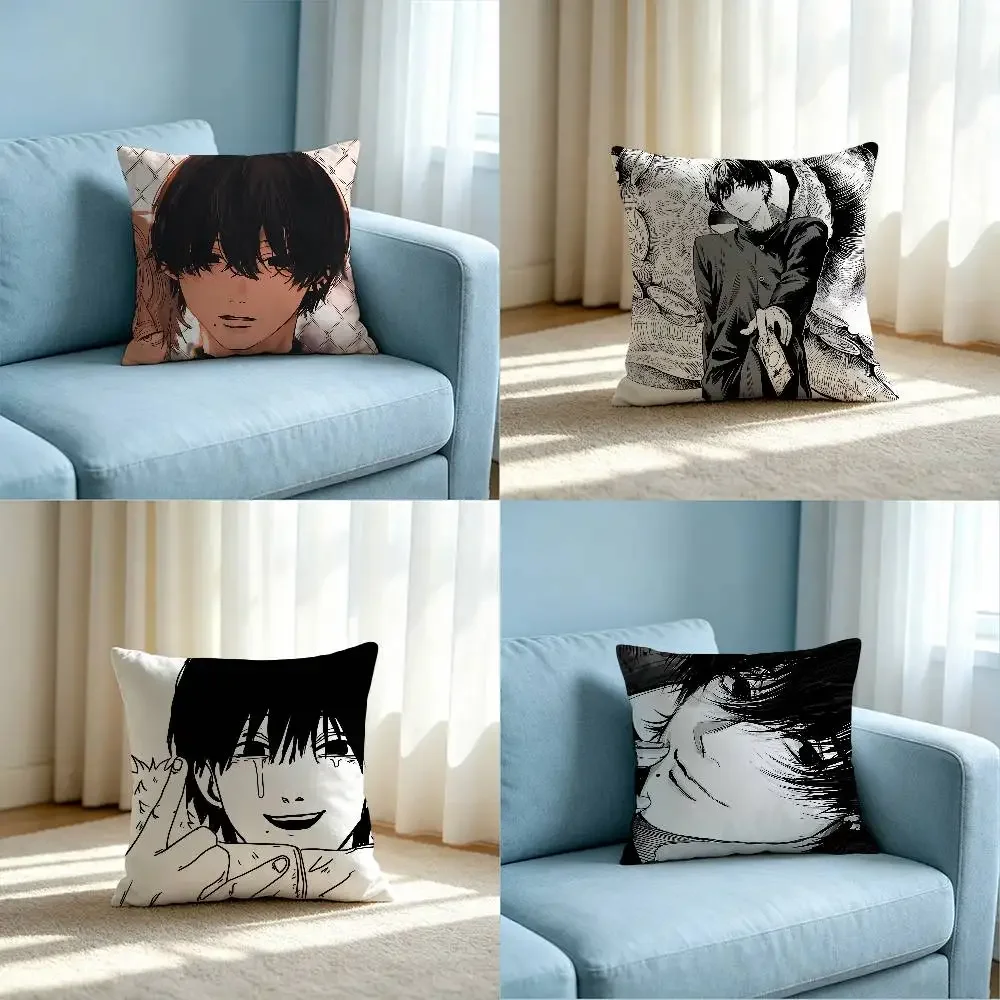 Cool-H-Hirofumi Yoshida-S Customizable Square Pillowcases, Stylish And Soft, Perfect For Beds, Cars, And Sofas.