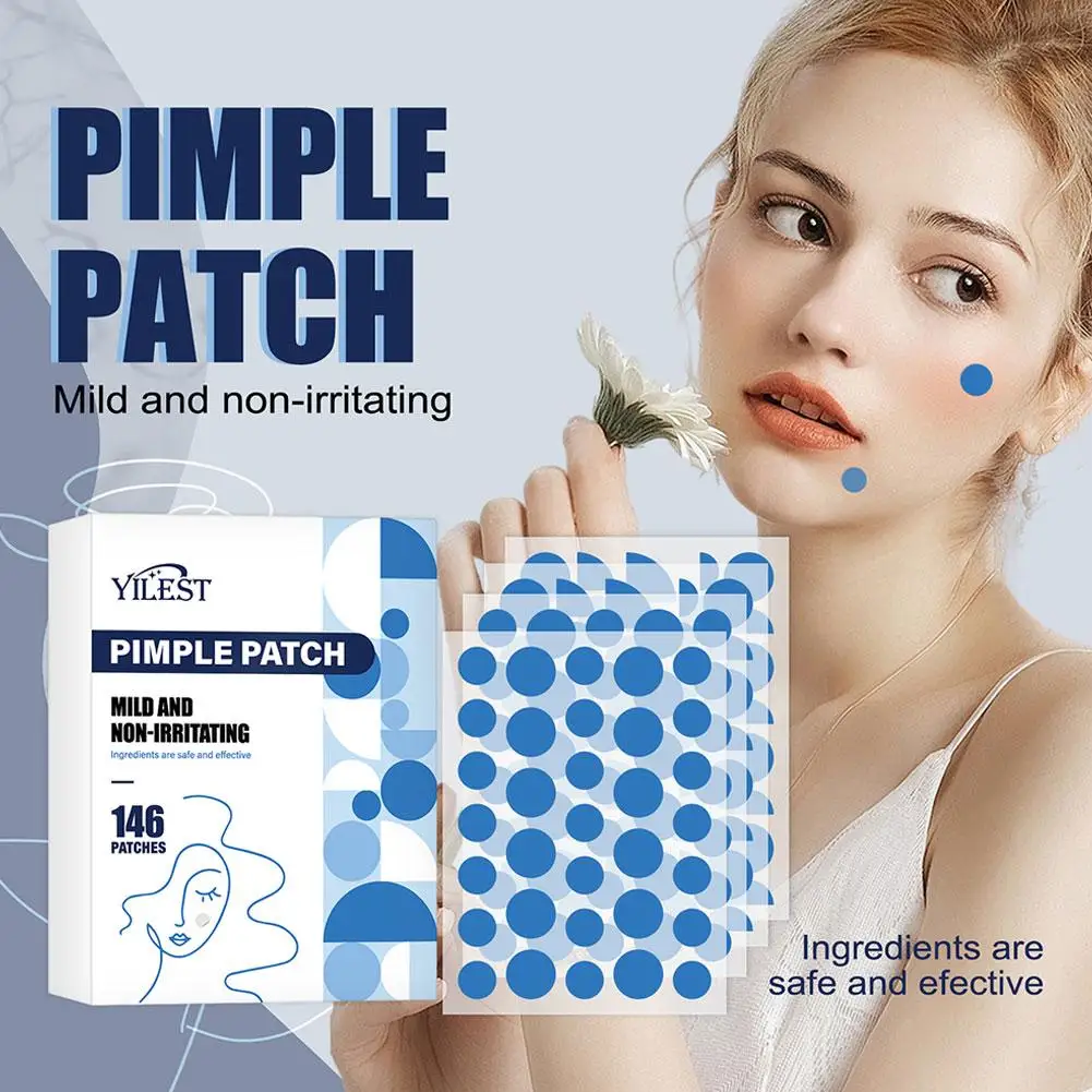 Acne Pimple Patch Stickers Acne Pimple Remover Tool Oil Care Skin Acne And Patches 146 Patch Absorb Face Pus W0D4