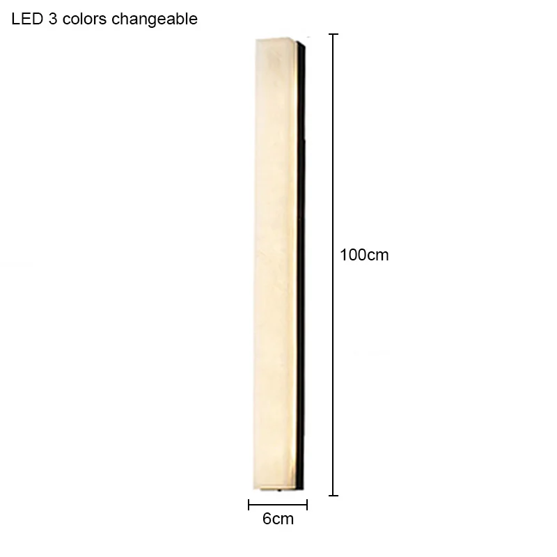 Italiaanse minimalistische marmeren wandlamp gang trap woonkamer achtergrond slaapkamer nachtkastje stripverlichting