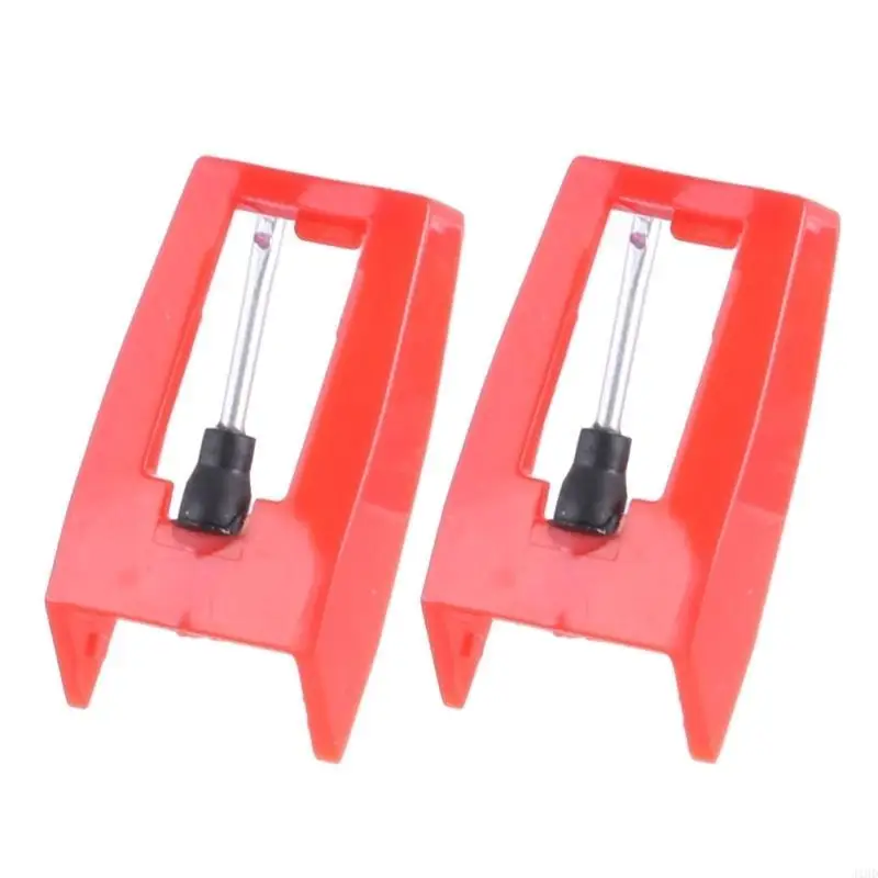 J1HD 2pcs Diamond Sostitucement Styluss Record Player Needle per i giradischi dei giradischi Accessori gramofonici