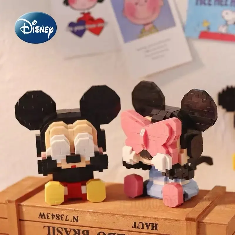 

Disney New Children's Building Block Toys Mickey Building Block Toys Education Splice Building Block Children's Birthday Gift