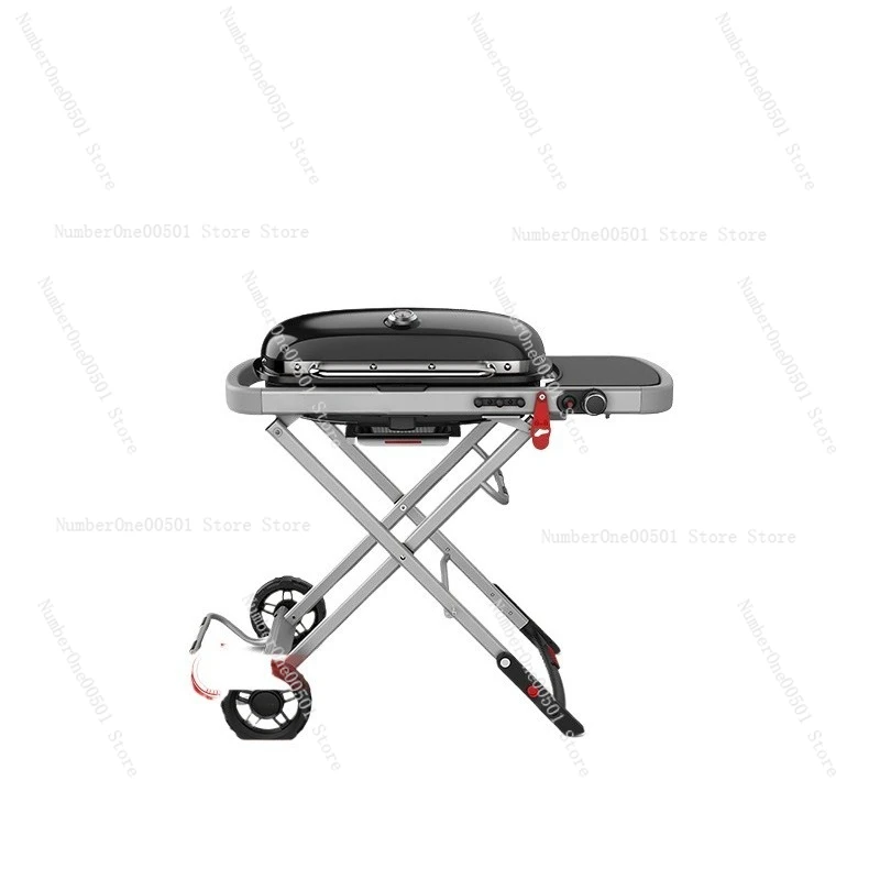 

Outdoor gas barbecue stove, courtyard portable household barbecue grill