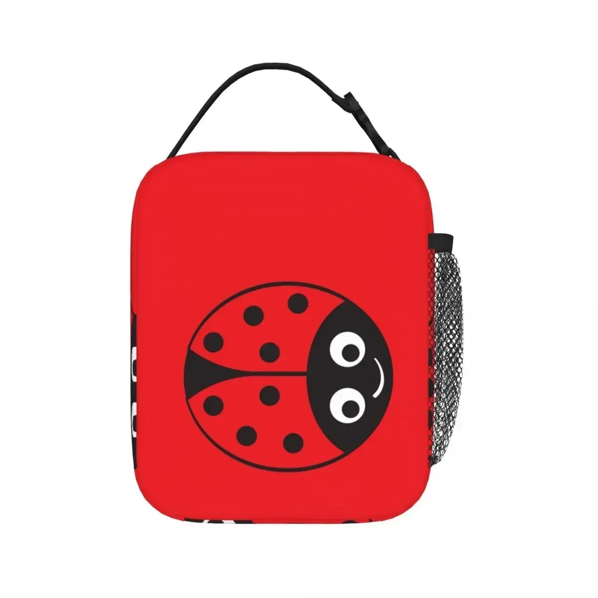 

Ladybug Girl Insulated Lunch Bags Waterproof Picnic Bags Thermal Cooler Lunch Box Lunch Tote for Woman Work Kids School