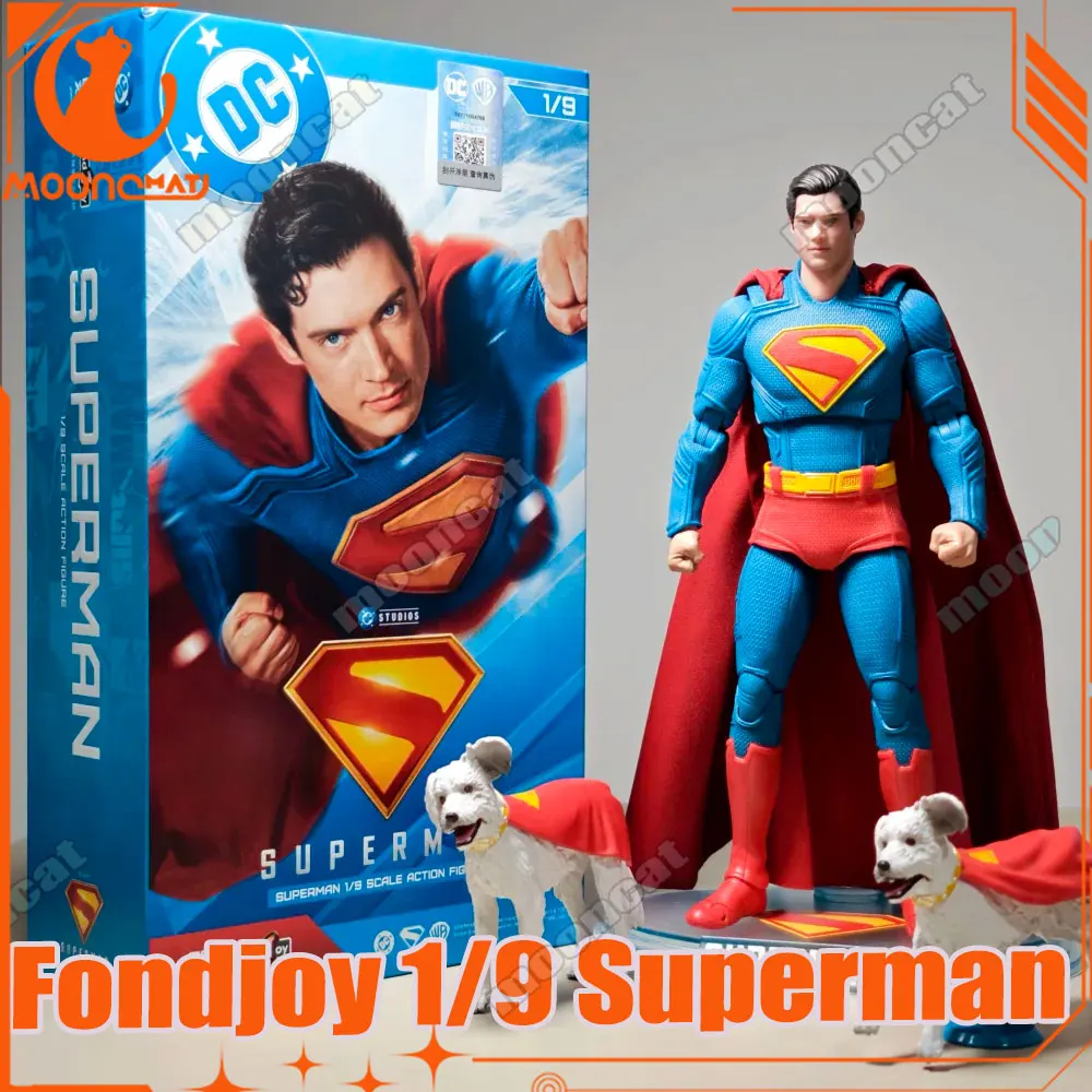 

New Fondjoy David Corenswet Superman Action Figure 1/9 New Superman Figure 2025 New Movie Superman PVC Joint Movable Kid Toy
