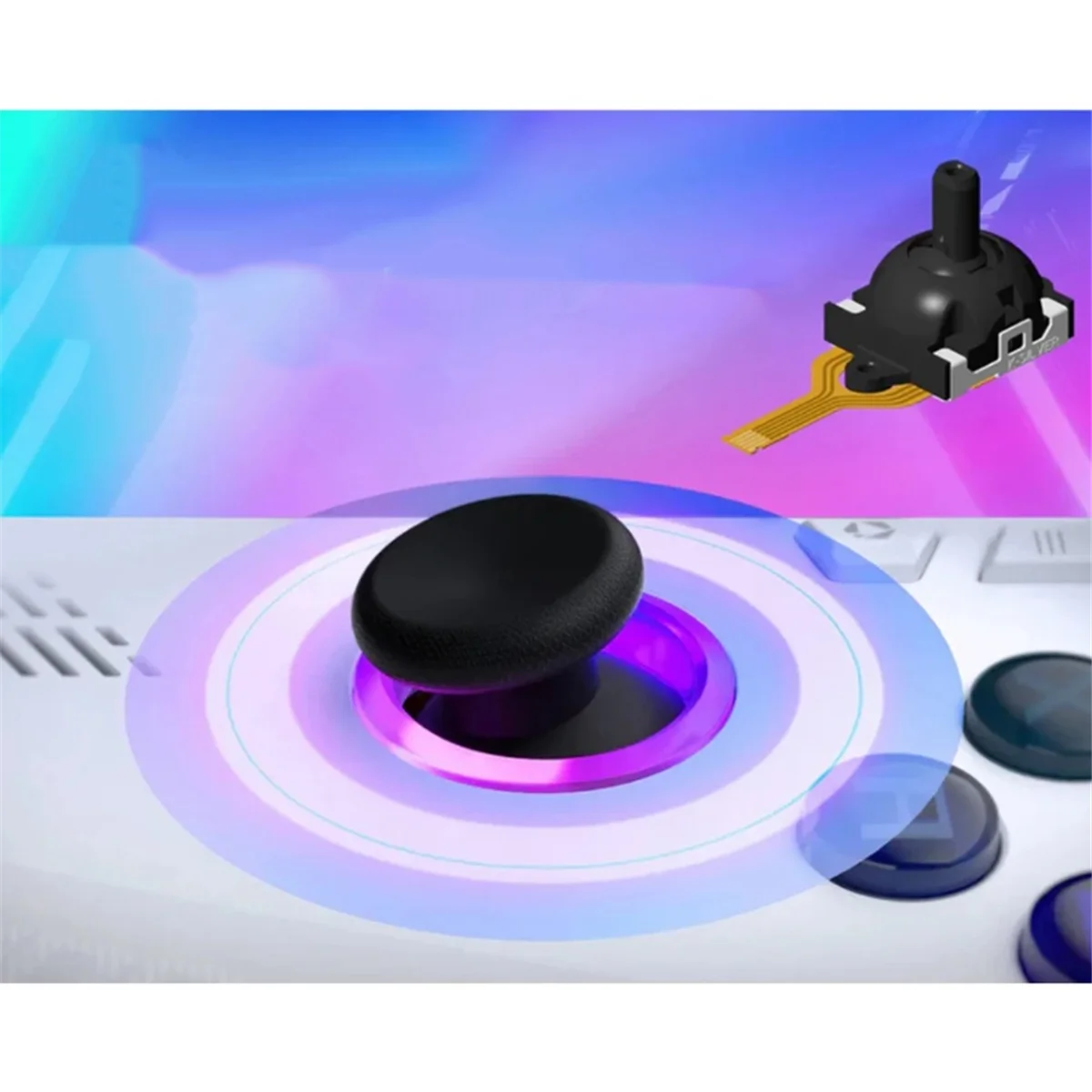 

T35C 2 Pack for Ally Joystick Replacement Hall Joystick for Ally Gaming Handheld Repair Accessories