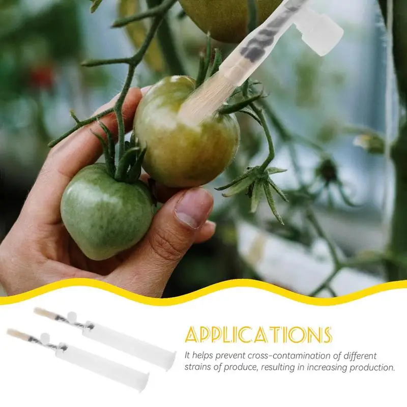 พืชประดิษฐ์ Pollinating แปรงสําหรับเรือนกระจกมะเขือเทศแตงกวา Pollenator อุปกรณ์ต้นกล้าชอล์ก Pollinating ปากกา