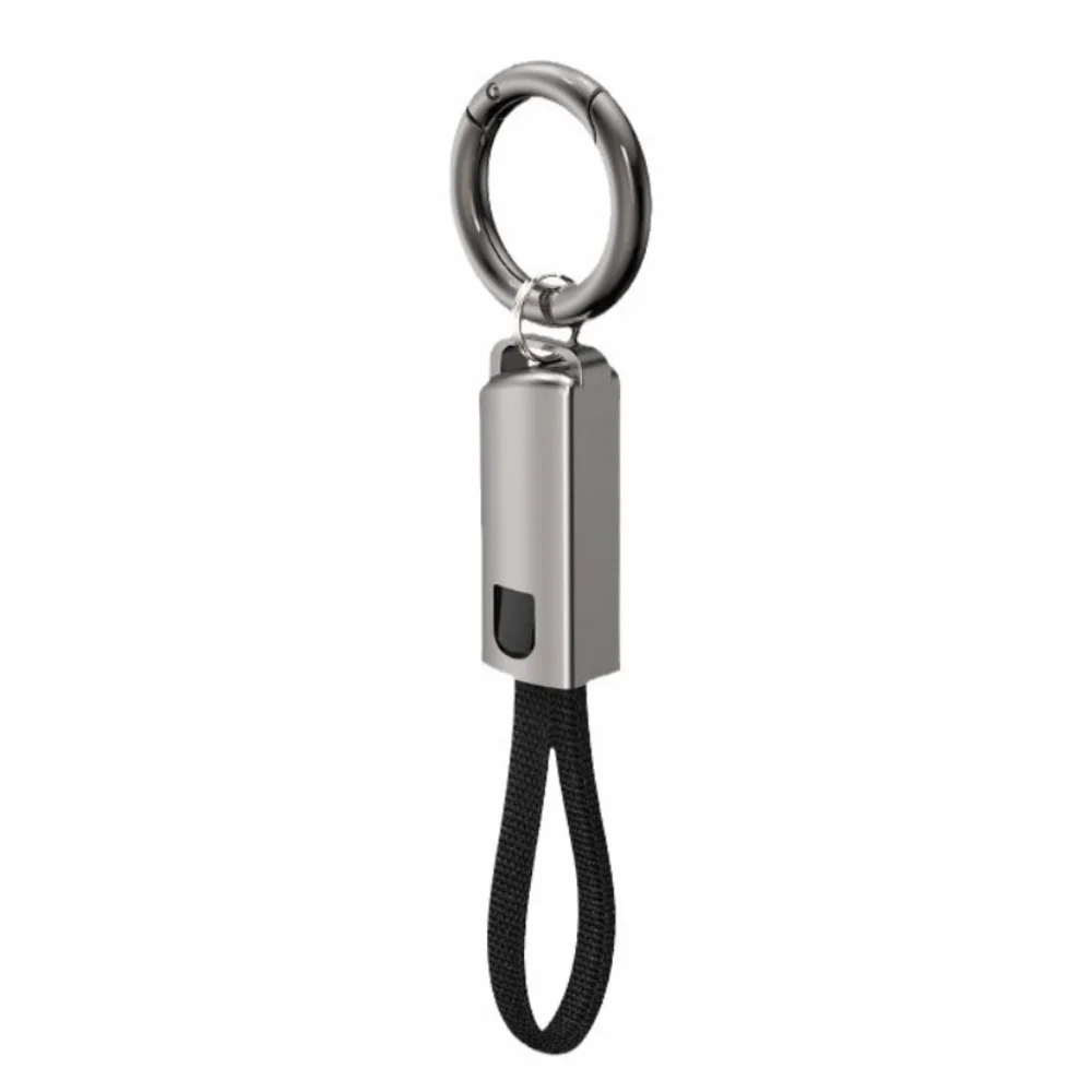 

Keychain Lanyard Design Keychain USB Cable Data Sync TPE Type C TO Type C Cable Keychain Short Portable