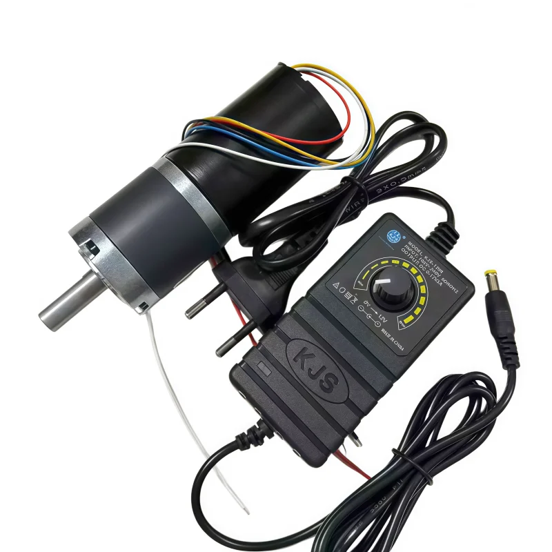 4260 planetary gear brushless DC motor 12V/24V 42mm high-torque with power supply, long lifespan, low noise