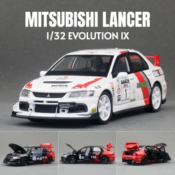1/32 Mitsubishi Lancer EVO Final Edition JDM Racing Toy Car Model Diecast Metal Miniature Collection Gift For Children Boys