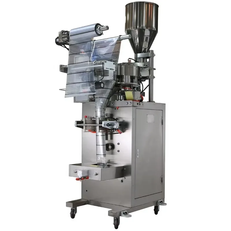 Machine d'emballage automatique de sachets de remplissage de gobelets volumériques de granule économ