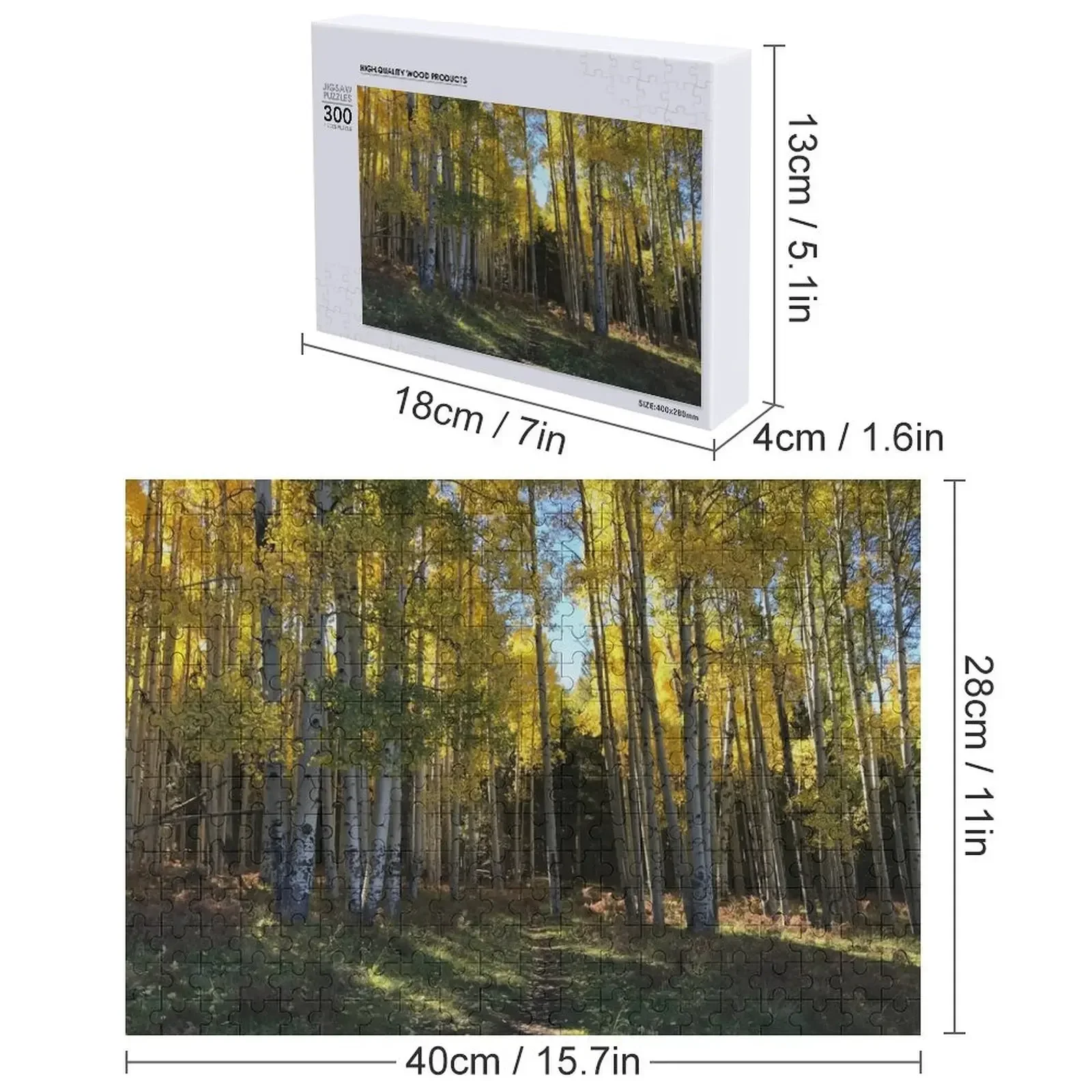 Aspen Trail from Forest Peak Retreat - من ccnow.info بازل قطع أعمال فنية من الخشب للبالغين صناديق خشبية