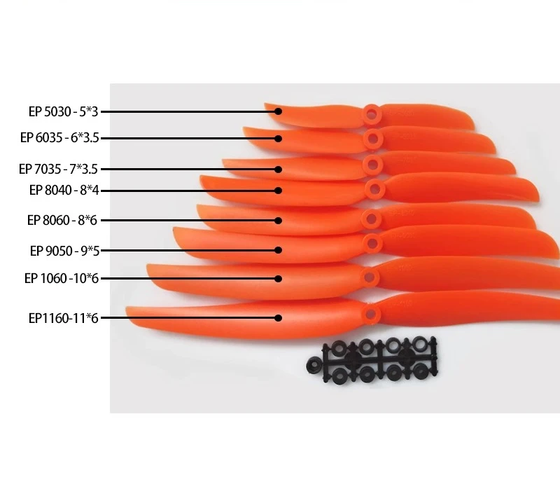 

10pcs 5030 6030 7035 8040 8060 9050 1060 1160 Electric Direct Drive Propeller for RC Airplane SU27 Fixed-Wing Aircraft DIY Part
