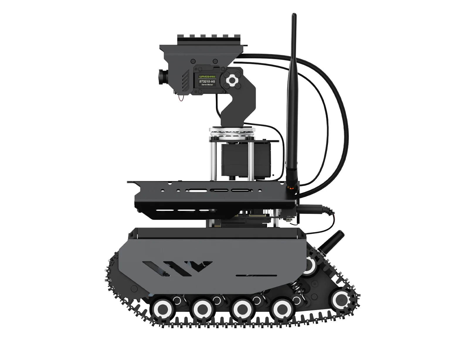 UGV Beast PT Jetson Orin AI Kit Acce,With Pan-Tilt,Without Jetson Orin Nano 4GB Kit,Open-source Off-Road Tracked AI Robot