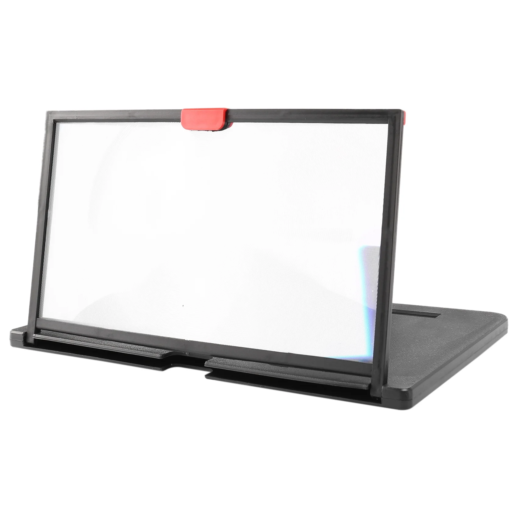 Friendly!Mobile Phone Screen Magnifier 12 Inch 3D HD Video Amplifier Stand Bracket with Movie Game Black Folding Desk Holder