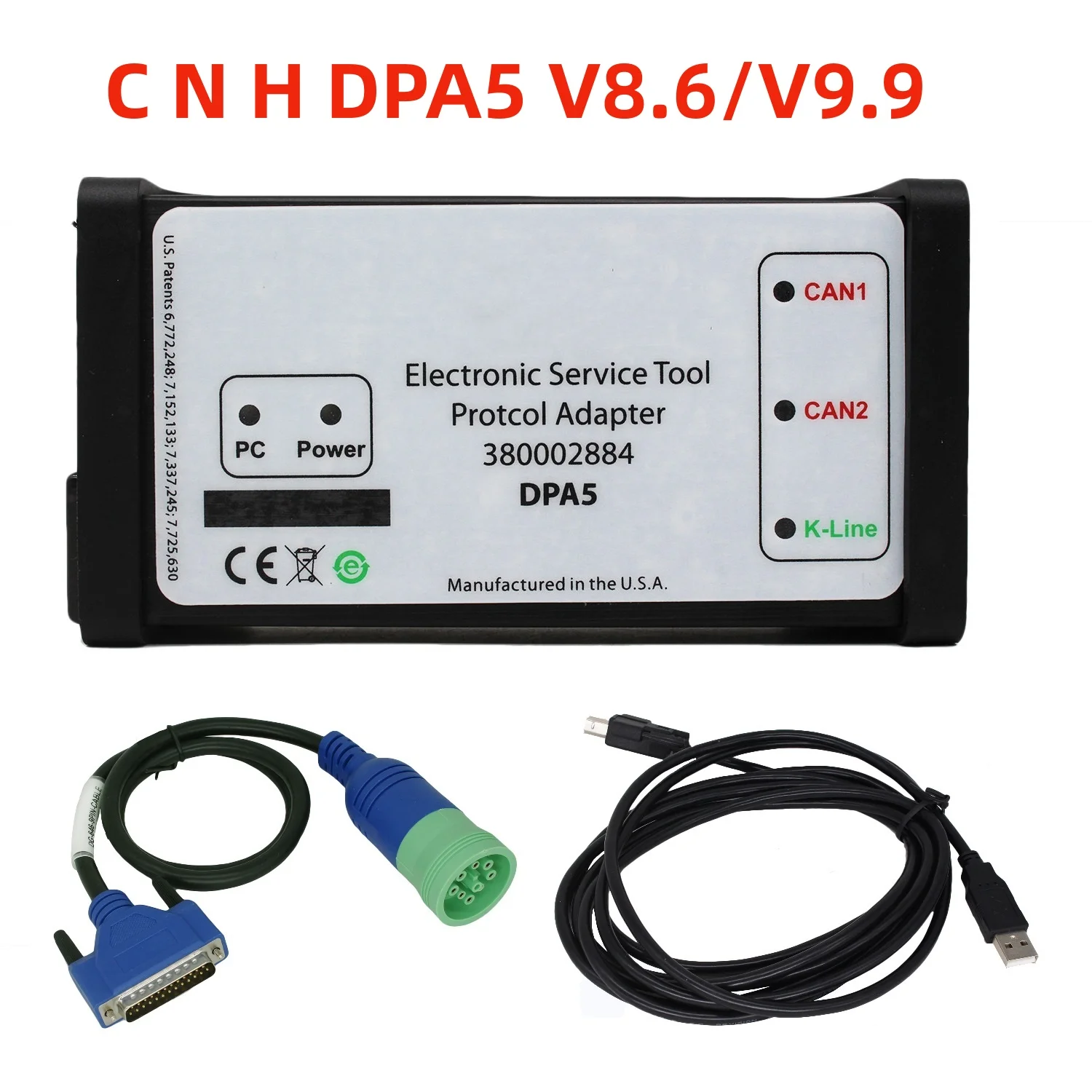 

Heavy Truck Diagnostic Tool For DPA5 V8.6 V9.9 EST Software Support J2534 Truck K-LINE Cable EST Engineer