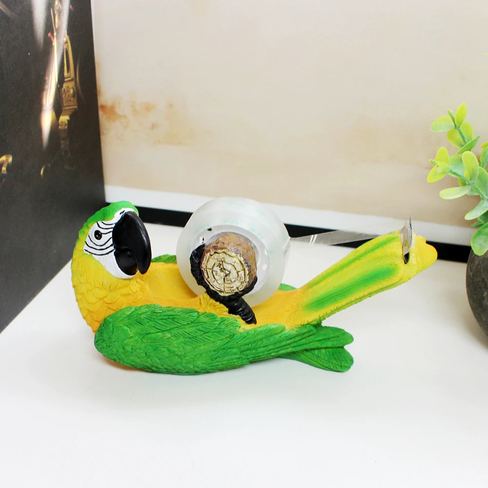 ที่ตัดเทปทรงนกแก้ว 1 ชิ้น ความจุขนาดใหญ่ ดีไซน์น่ารัก ใช้จัดระเบียบโต๊ะทำงาน ที่เก็บเทปในครัว สำหรับบ้านและโรงเรียน