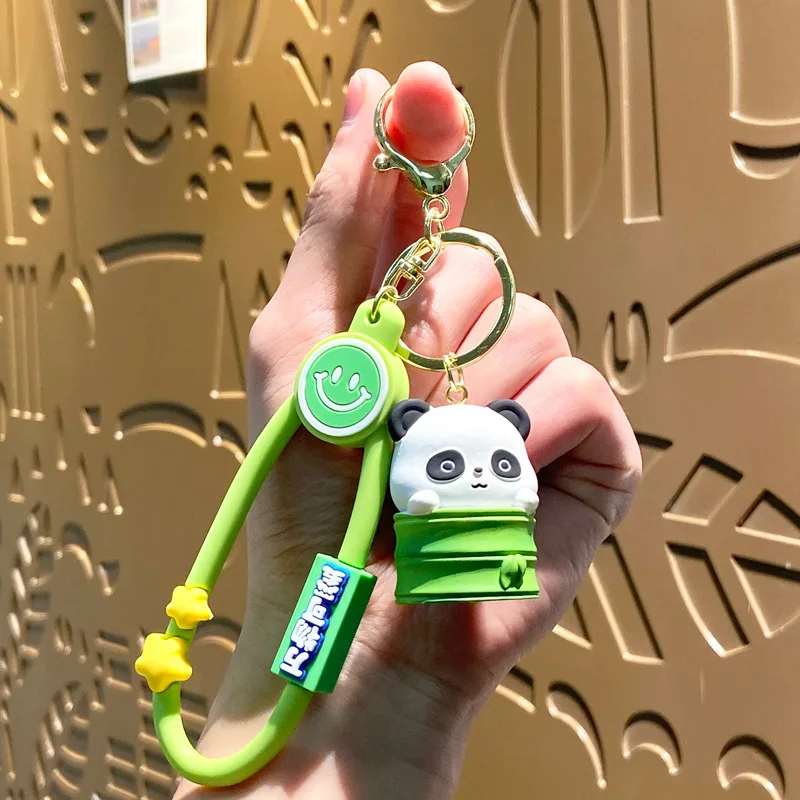 miniso  Creative animal keychains, schoolbag pendants and cute car key chains
