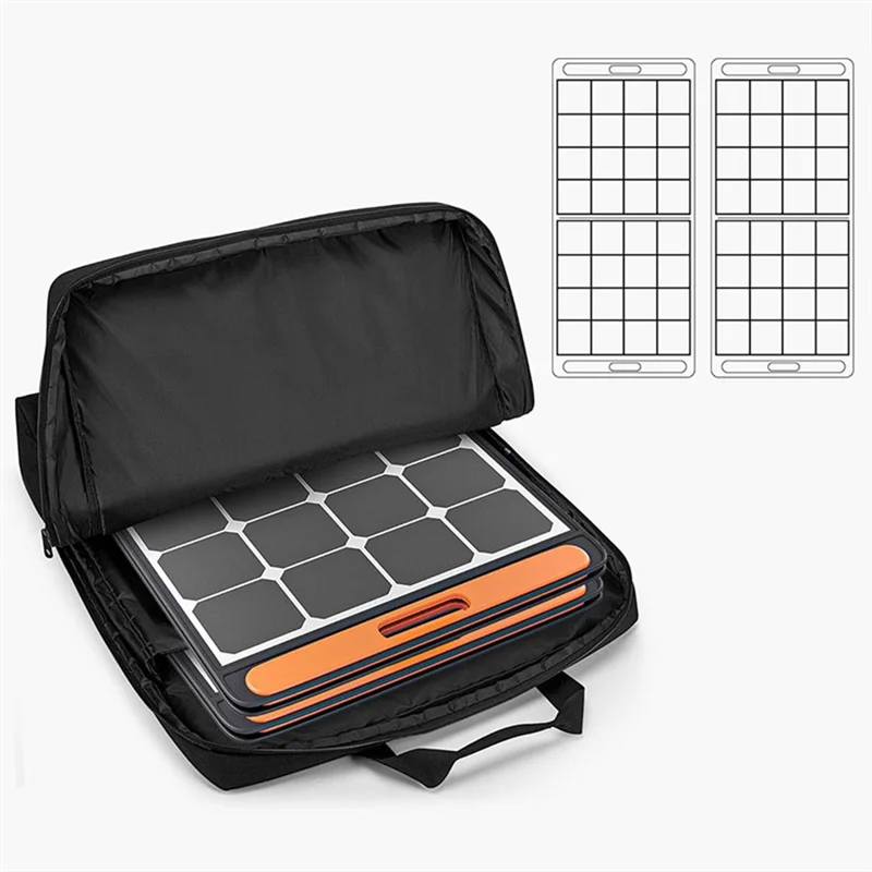 

VELIF-для Jackery Solarsaga 100 Вт 200 Вт чехол для хранения солнечных панелей вмещает с ручками и удобными карманами