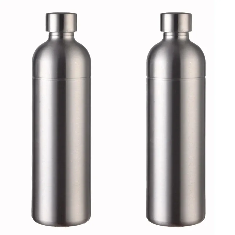 【الأكثر مبيعًا】صانعة صودا يدوية عالية الجودة سعة 1 لتر خالية من مادة BPA زجاجة مياه كاملة من الفولاذ المقاوم للصدأ والبلاستيكية للاستخدام المنزلي في الهواء الطلق