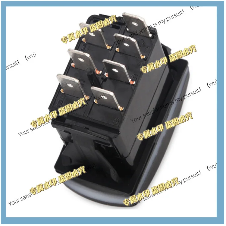 Retrofit switch button yacht switch reset ship-shaped plate  third gear car RV  12V-24V