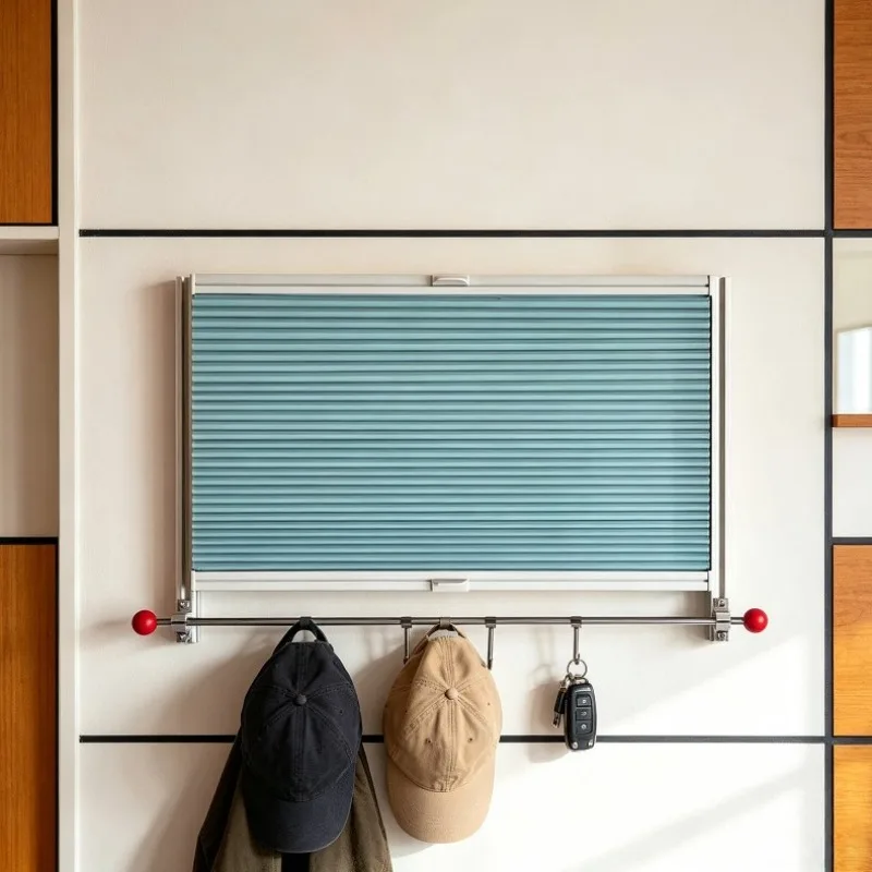 Bauhaus Shutter Style Electrical Box Cover Wall Mounted Breaker Panel Hiding Decor Minimalist Push-pull Switch Decorative Panel