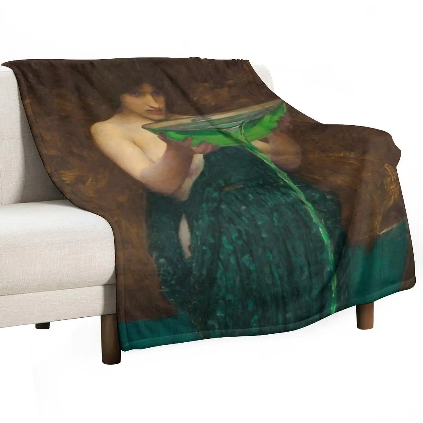 John William Waterhouse - Circe Invidiosa Throw Blanket Extra Large Throw Large Blankets