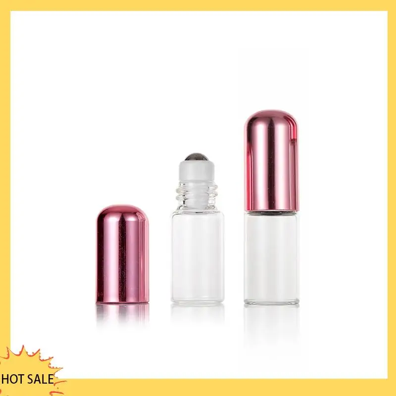 

40Pcs 2ML 3Ml 5ML 10Ml Roll-On Bottle Small Cosmetic Packing Perfume Bottles Liquid Container Roll-On Bottle For Travel Durable