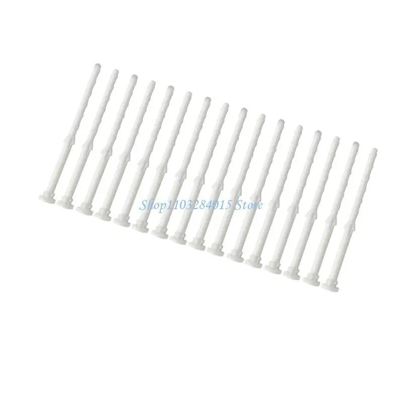 R6FF Rubber Rivets Computer Fan Vibration Dampeners 16PCS Heat Resistant Rubber Mounts Reduce Operational Noise for Work